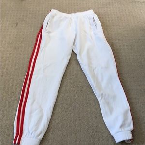 Brandy Melville - White & Red Track pants